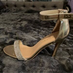 Madden Girl Rhinestone Strappy Heels 7